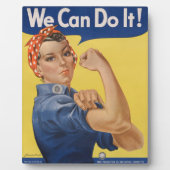 Rosie the Riveter:強い女性の女性のエンパワーメント フォトプラーク (正面)