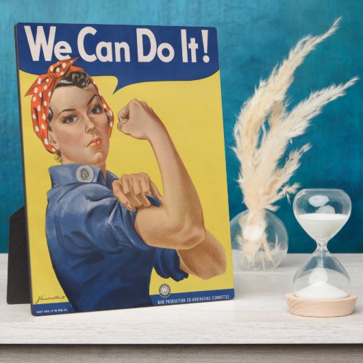 Rosie the Riveter:強い女性の女性のエンパワーメント フォトプラーク (側面)