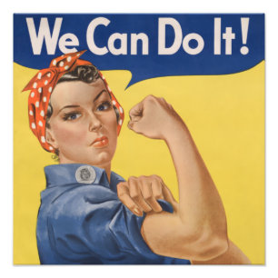 Rosie the Riveter:強い女性の女性のエンパワーメント フォトプリント