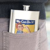 Rosie the Riveter:強い女性の女性のエンパワーメント フラスク (インサイチュ)
