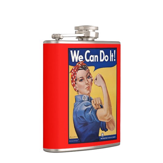 Rosie the Riveter：強い女性の女性のエンパワーメント フラスク (右)