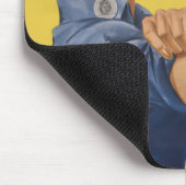 Rosie the Riveter：強い女性の女性のエンパワーメント マウスパッド (コーナー)