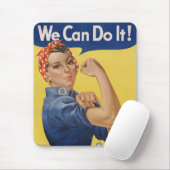 Rosie the Riveter：強い女性の女性のエンパワーメント マウスパッド (マウス)