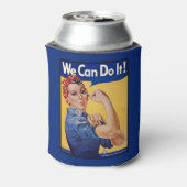 Rosie the Riveter：強い女性の女性のエンパワーメント 缶クーラー (缶裏面)