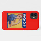 Rosie the Riveter:強い女性の女性のエンパワーメント Case-Mate iPhoneケース (裏面(横))
