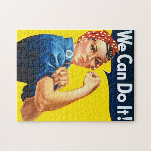 Rosie the Riveter （象徴的なアートワーク） (私たちはそれを行うことができる！ ジグソーパズル (横)