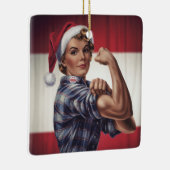 Rosie the Riveter Christmas Ornament セラミックオーナメント (右)