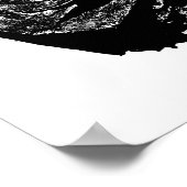 Rosie The Riveter Feminist (無地の-Fill Version) ポスター (角)