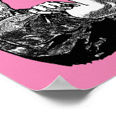 Rosie The Riveter Feminist (Pink) ポスター (角)