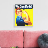 Rosie the Riveter (Iconic Poster) (We Can It!) キャンバスプリント (インサイチュ (リビング))