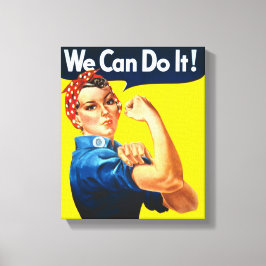 Rosie the Riveter (Iconic Poster) (We Can It!) キャンバスプリント