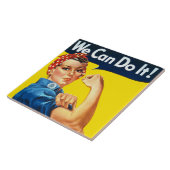 Rosie the Riveter (Iconic Poster) (We Can It!) タイル (側面)