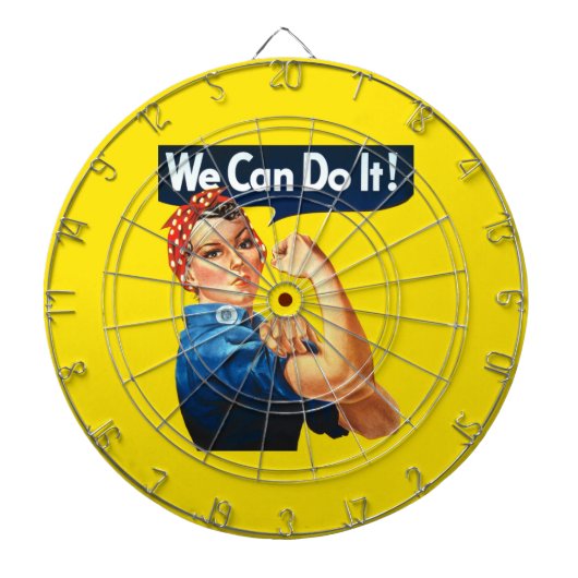Rosie the Riveter (Iconic Poster) (We Can It!) ダーツボード (正面)