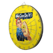 Rosie the Riveter (Iconic Poster) (We Can It!) ダーツボード (正面右)