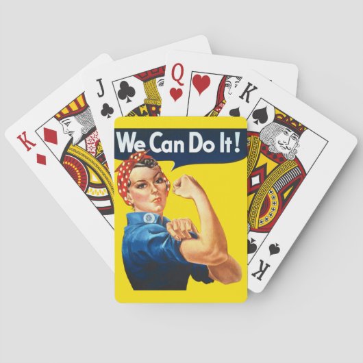 Rosie the Riveter (Iconic Poster) (We Can It!) トランプ (裏面)