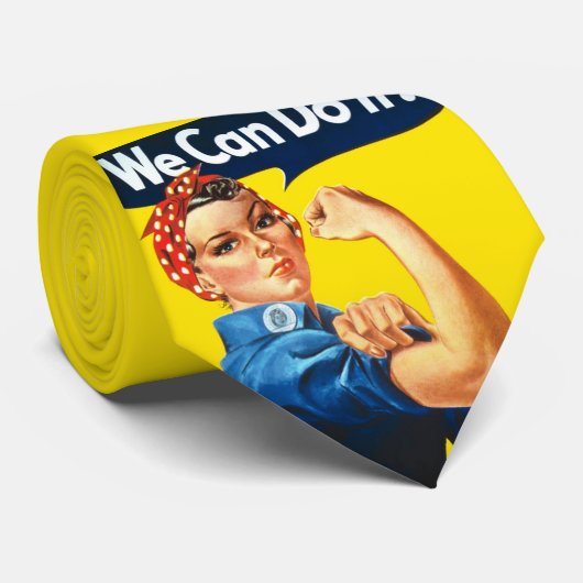 Rosie the Riveter (Iconic Poster) (We Can It!) ネクタイ (ロール)