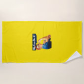 Rosie the Riveter (Iconic Poster) (We Can It!) ビーチタオル (正面)