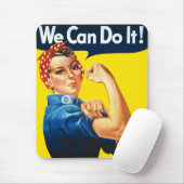 Rosie the Riveter (Iconic Poster) (We Can It!) マウスパッド (マウス)