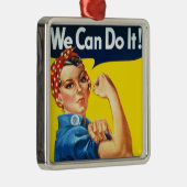 Rosie the Riveter (Iconic Poster) (We Can It!) メタルオーナメント (右)