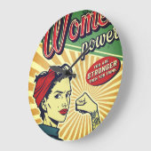 Rosie The Riveter  Large Clock ラージ壁時計 (傾斜)