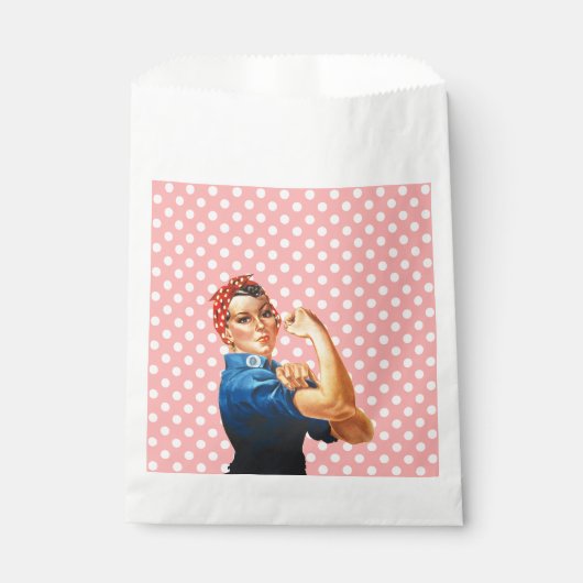 Rosie The Riveter Retro Style フェイバーバッグ (正面)
