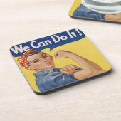 Rosie the Riveter Strong Women in the workforce コースター (左側)