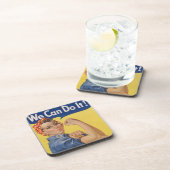 Rosie the Riveter Strong Women in the workforce コースター (右側)