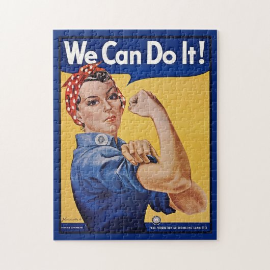 Rosie the Riveter Strong Women in the workforce ジグソーパズル (縦)