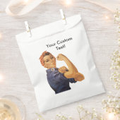 Rosie the Riveter We can Do Itヴィンテージカスタム文字 フェイバーバッグ (クリップ留めされた状態)