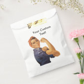 Rosie the Riveter We can Do Itヴィンテージカスタム文字 フェイバーバッグ (封をした状態)