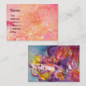 ROSINA,美しいヘアサロン,スパ，メイクアップアーティスト 名刺 (正面/裏面)