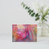 ROSINA,美しいヘアサロン,スパ,メイクアップアーティスト 名刺 (スタンド正面)