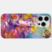 ROSINA /若い女の子バラとオウム Case-Mate iPhoneケース (裏面 (横))