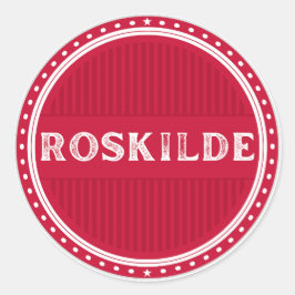 Roskilde City Pride Emblem – Danish Identity ラウンドシール