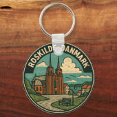 Roskilde Denmark Cathedral キーホルダー (裏面)