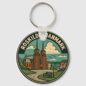 Roskilde Denmark Cathedral キーホルダー (裏面)