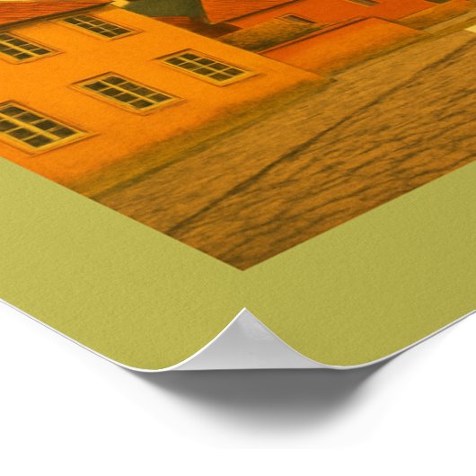 Roskilde Denmark Cathedral ポスター (角)