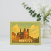 Roskilde Denmark Cathedral ポストカード (スタンド正面)