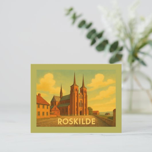 Roskilde Denmark Cathedral ポストカード (スタンド正面)