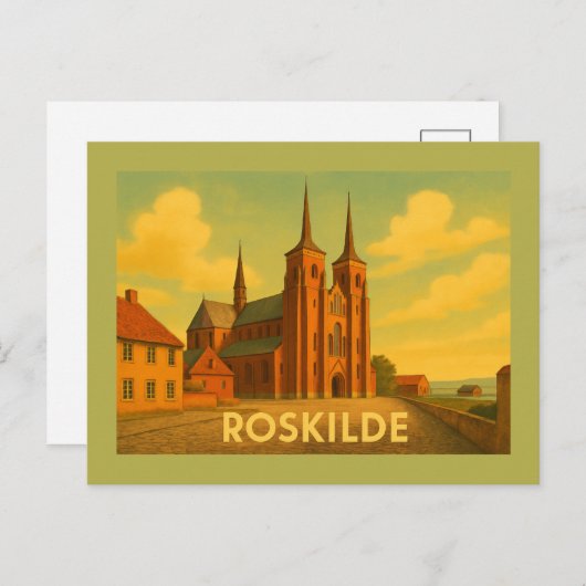 Roskilde Denmark Cathedral ポストカード (正面/裏面)