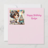 ROSLYN ~ お誕生日おめでとう ~ ケーキデコレーション ~ (裏面)