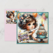 ROSLYN ~ Happy Birthday ~ Cake Decorating ~ (正面/裏面)