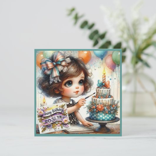 ROSLYN ~ Happy Birthday ~ Cake Decorating ~ (スタンド正面)