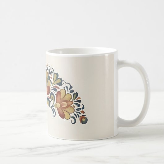 rosmaling mug コーヒーマグカップ (右)