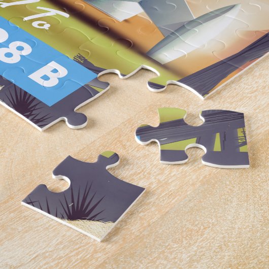 Ross 128 Bサイエンスフィクションのポスター ジグソーパズル (側面)