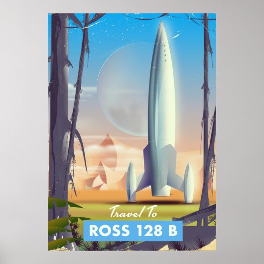 Ross 128 Bサイエンスフィクションのポスター ポスター (正面)