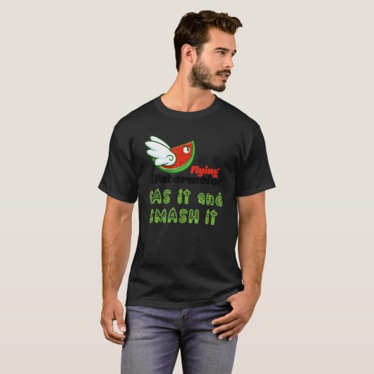 ROSS FLYING WATERMELON GAS IT AND SMASH IT Tシャツ (正面フル)