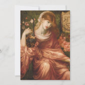 Rossettiのローマのハーププレーヤーの招待状 招待状 (正面)