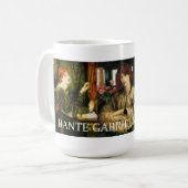 Rossettiの女性のコラージュのマグ コーヒーマグカップ (正面左)