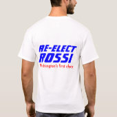 Rossiを再選して下さい Tシャツ (裏面)